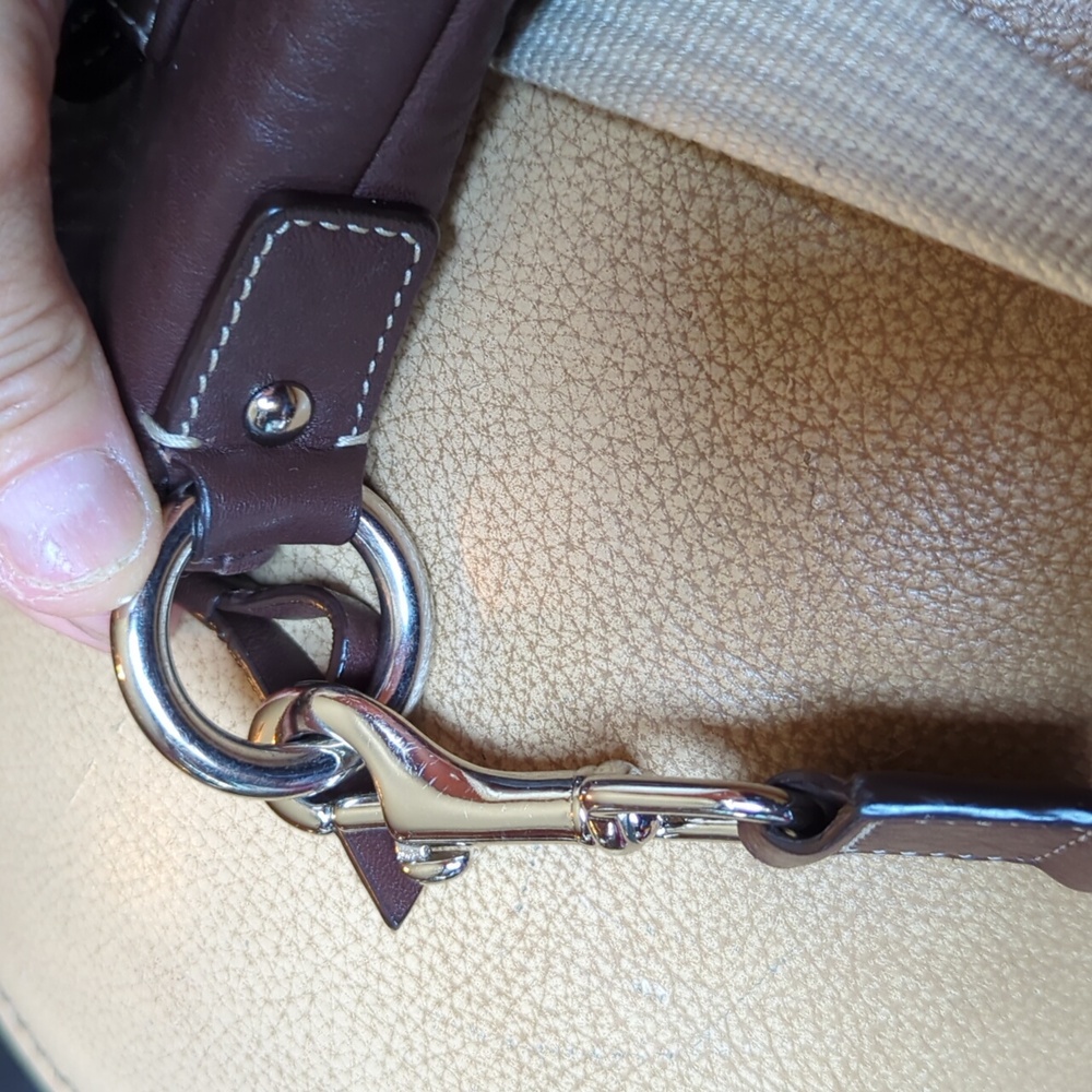 Dark Brown Leather Crossbody Bag - Picture 3 of 6